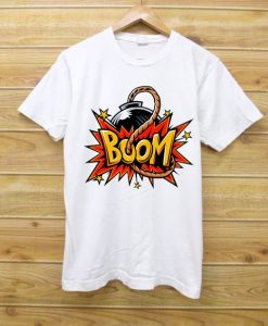 Boom White T shirt FD6F0