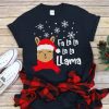 Llama with Santa T-Shirt ND5F0