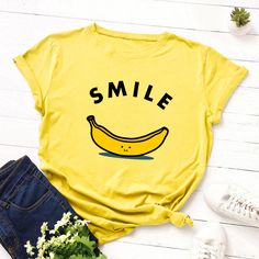 Smile Banana Tshirt EL3F0