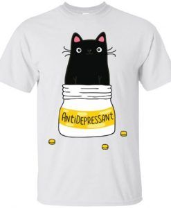 Antidepressant Cat Tshirt AF21M0
