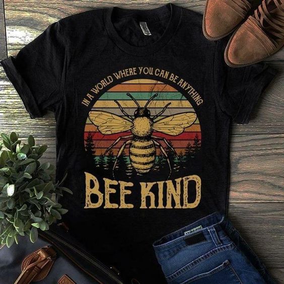 Bee Kind Vintage T-shirt ZL4M0