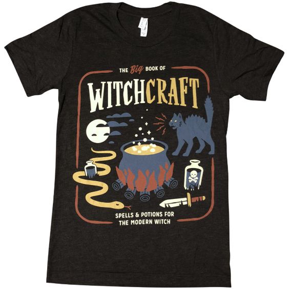 Book of Witchcraft T Shirt AF21M0