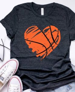 Heart Basketball T-Shirt ZL4M0