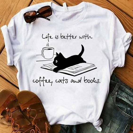 Life is Better With coffee T-Shirt AF21M0