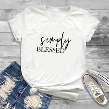Simply blessed t shirt ZL4M0
