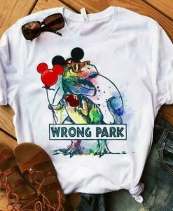 Wrong Park Disney T Shirt ZL4M0