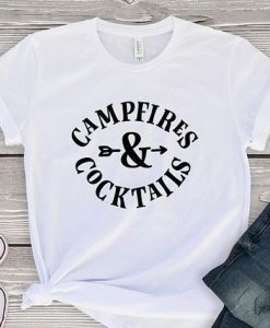 Campfires & Cocktails T-shirt RF14A0