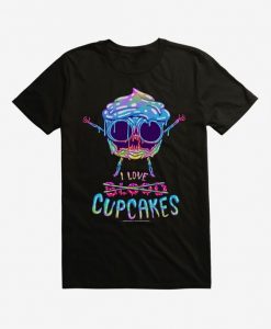 I Love Blood Cupcakes Tshirt AS9A0