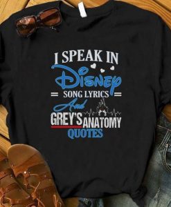 Speak in Disney T Shirt SP4A0