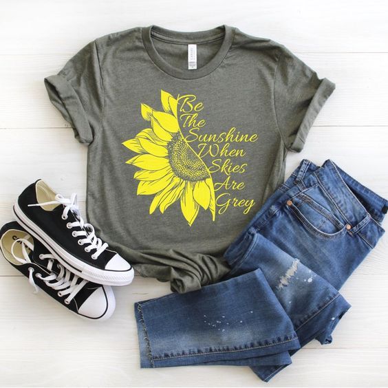 Sunshine Sunflower T Shirt SP4A0