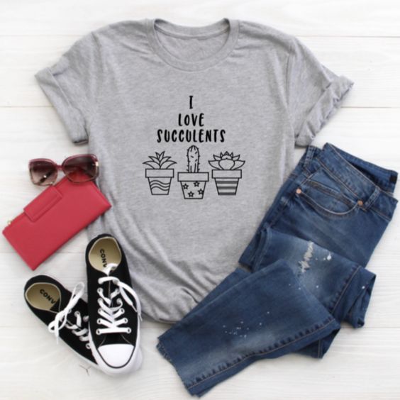 Succulents T shirt SP9JL0