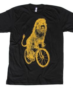 Bicycling lion T Shirt AL5AG0