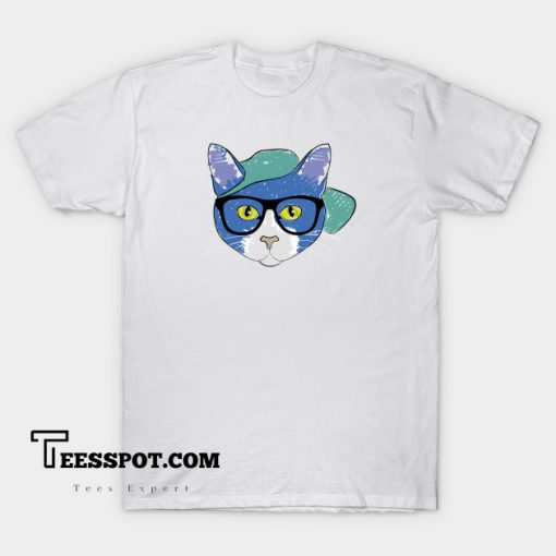 Cat Draw Art T-Shirt AL27N0