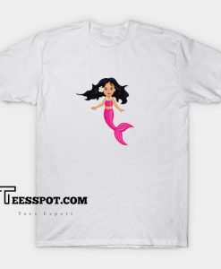 Cute Mermaid girls T-Shirt AL3D0