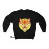 Faces Fox Ethnic Animals Sweatshirt AL22D0