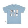 Cute Potter Cats emote T-shirt ED26JN1