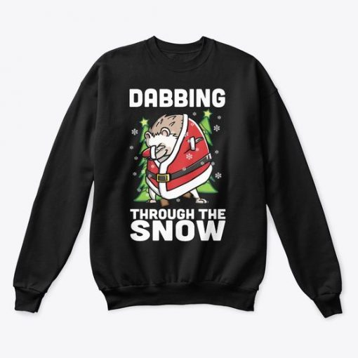 Dabbing through the snow sweatshirt TJ22F1