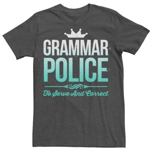 Men's Grammar Police T-shirt DI19F1