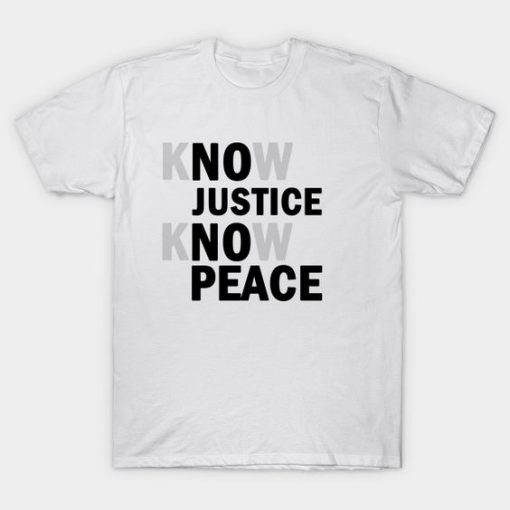 No Justice No Peace T-Shirt DA10F1