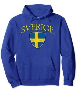 Sverige Flag Of Sweden Hoodie DA17F1