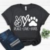 Peace love Dogs T-Shirt SR17MA1