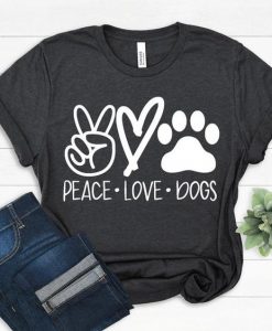 Peace love Dogs T-Shirt SR17MA1