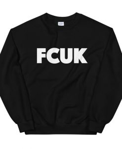 FCUK Black Sweatshirt Sweatshirt AL23A1