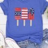 Patriotic Popsicles T-Shirt EL27A1