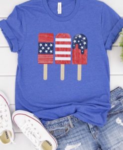 Patriotic Popsicles T-Shirt EL27A1