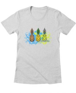Pineapple Splatter T-Shirt PU10A1