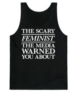 Scary Feminist Tank Top SR12A1
