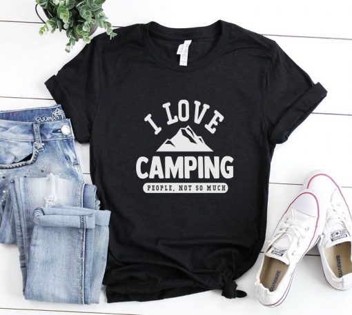 I Love Camping T-Shirt SR6M1