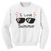I Love Summer Sweatshirt SR6M1