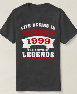 Life Begins December 1999 T-shirt SD5M1