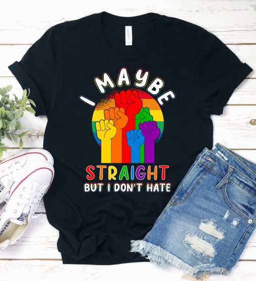 LGBT Rainbow Straight T-Shirt