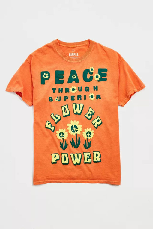 Peace Through Flower Power T-Shirt