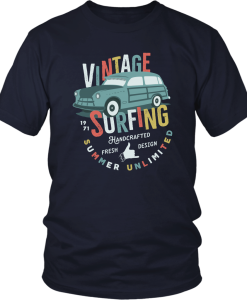 VINTAGE SURFING Design T-Shirt AL14M2