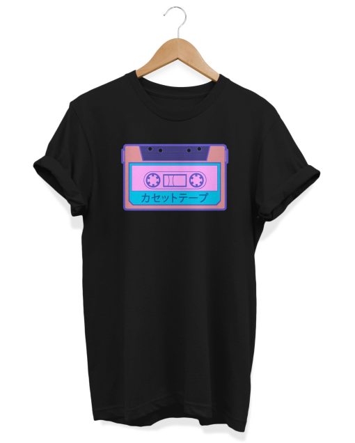 Japanese Aesthetic Pastel Goth Mixtape Retro T-Shirt AL17JN2