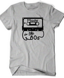 Made in the 80s Cassette Tape T-Shirt AL19JN2