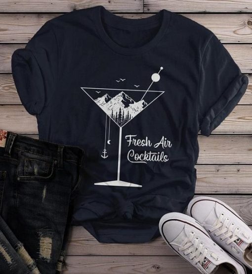 Fresh Air Cocktails Nature T-Shirt AL15JL2