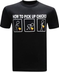Geek How to Pick Up Chicks T-Shirt AL5JL2