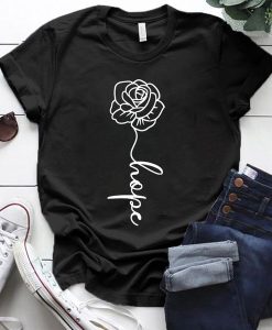 Hot Hope Flower T-Shirt AL23JL2