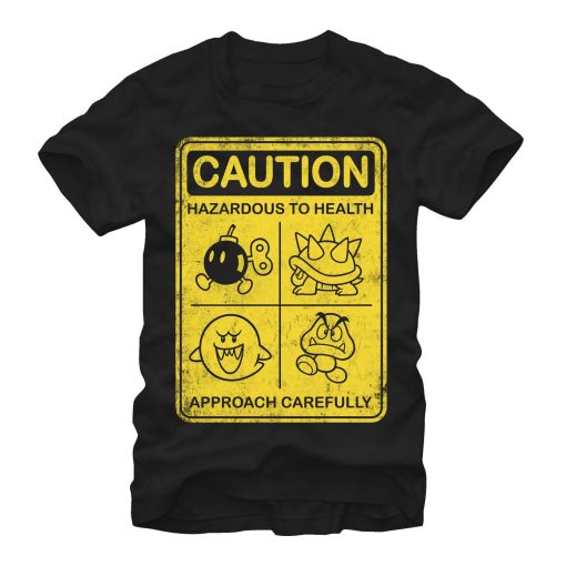 Nintendo Mario Enemies Caution T-Shirt AL11JL2