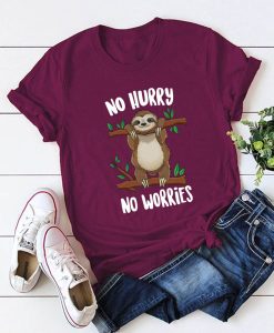 women sloth T-Shirt AL5JL2