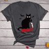 Black Cat What T-Shirt AL2AG2