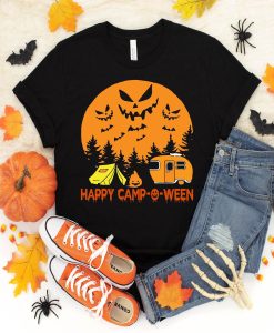 Happy Camp-O-Ween Halloween Camping T-Shirt AL4AG2