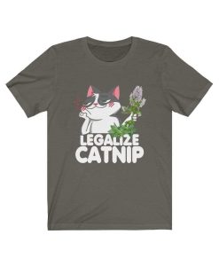 Legalize Catnip Funny Cat T-Shirt AL28AG2