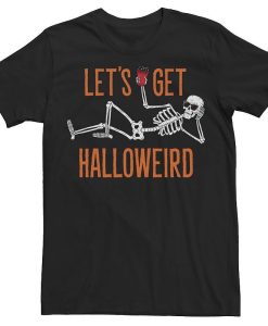 Let's Get Halloweird Skeleton Halloween T-Shirt AL4AG2