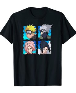 Naruto Shippuden 4 Heads T-Shirt AL15AG2