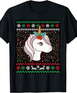 Ugly Christmas Unicorn T-Shirt AL22AG2